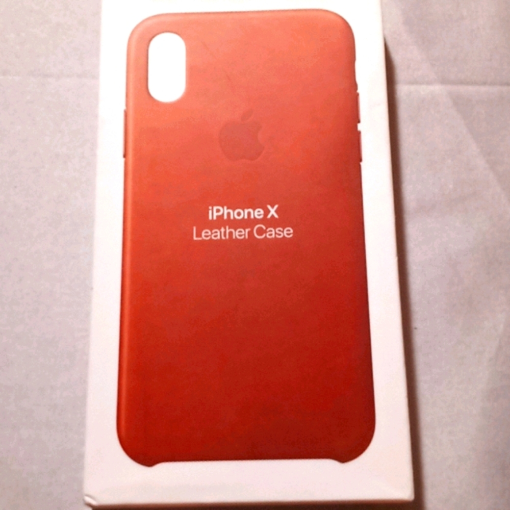 Iphone X- leather case